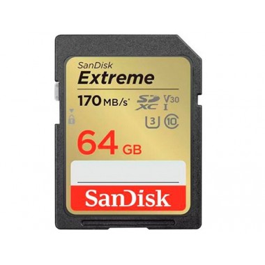 SanDisk SDXC Extreme 64Go...