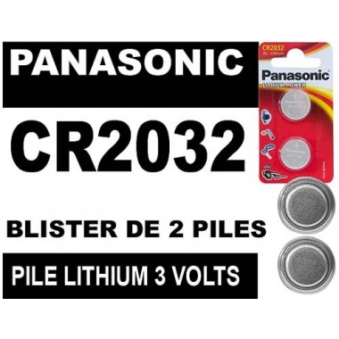 PILE PANASONIC CR2032 3V...